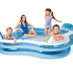 Swim Center Family Lounge Pool ( 90" L x 90 " W x 26 " H)Big family big pool