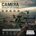 New 2027 Model RC Apache  Helicopter Camera FPV Drone 4.3” Obstacle Avoidance Brushless | High-Quality Brushless Motors Camera Drone With Top Notch Packing By Mrsalepoint.com - Image 2