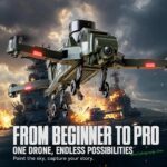 New 2027 Model RC Apache  Helicopter Camera FPV Drone 4.3” Obstacle Avoidance Brushless | High-Quality Brushless Motors Camera Drone With Top Notch Packing By Mrsalepoint.com - Image 6